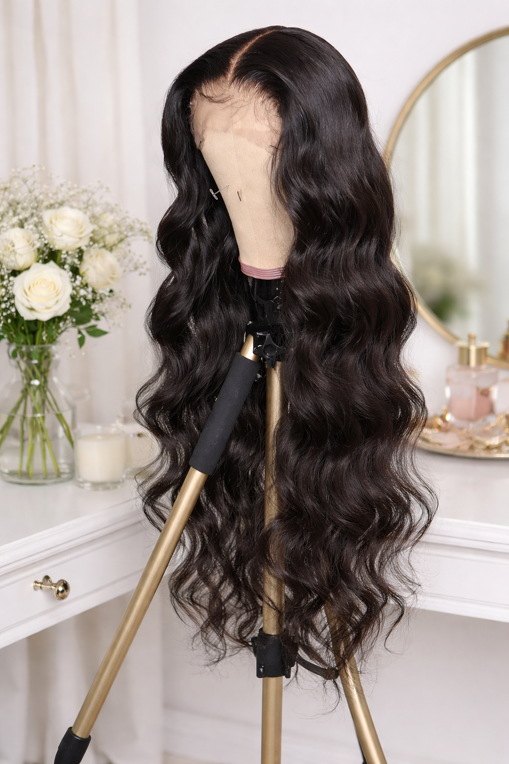 HD Transparent Body Wave Lace Front Wig 18"-30"