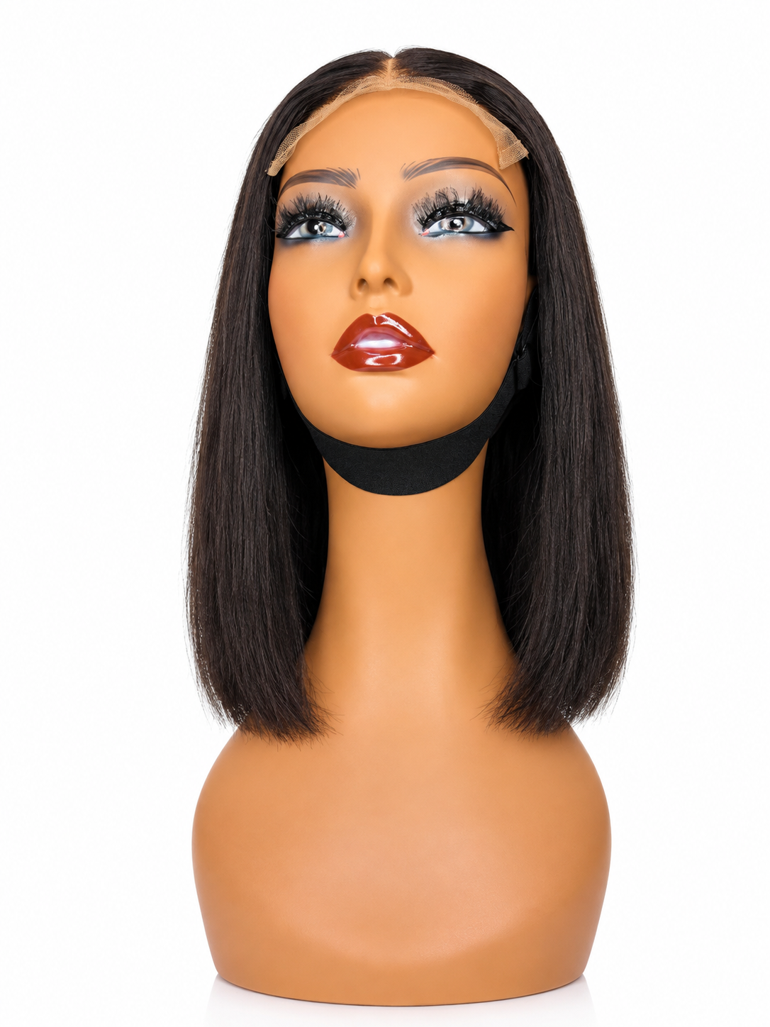 10" 5*5 Bob Wig Black