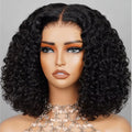 Deep Wave Bob HD Lace Wig Natural Black 13x4 & 4x4