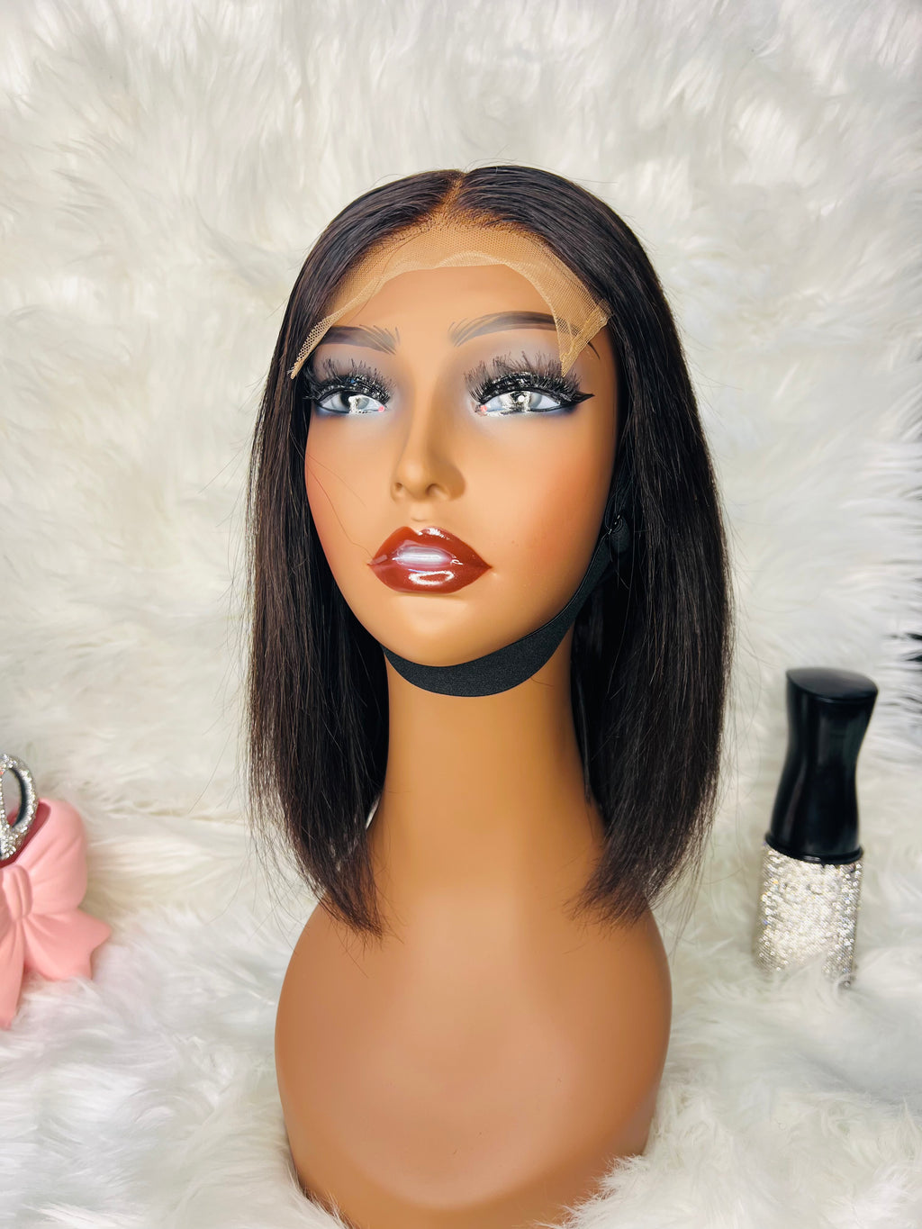 10" 5*5 Bob Wig Black