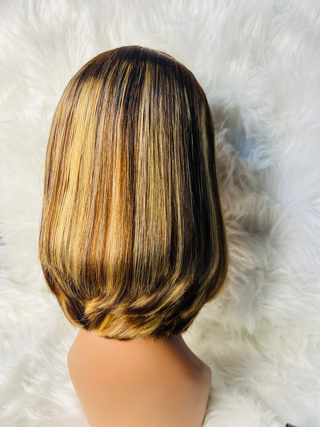 14" 5*5 Layer Bounce Wig Chocolate Brown