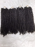 22" Crotchet Hair Burmese Curl Black