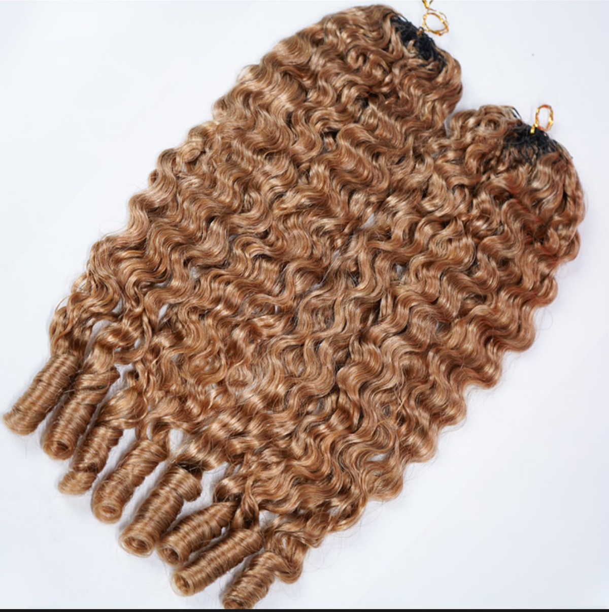 22" Crotchet Hair Burmese Curl Gold