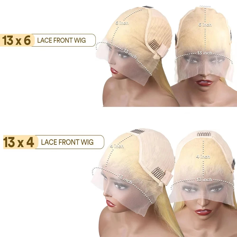 613 Blonde Body Lace Front Wig - 13x6 and 13x4 HD Lace