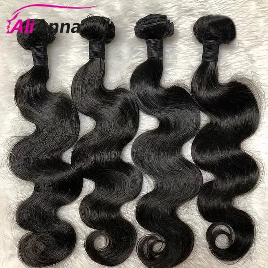 Brazilian Body Wave Human Hair Bundles with HD Lace Closure
