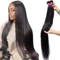 Brazilian Straight Human Hair Bundles – 10A Remy Double Drawn