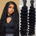 Deep Wave Brazilian Human Hair Braids (100% Human Hair)