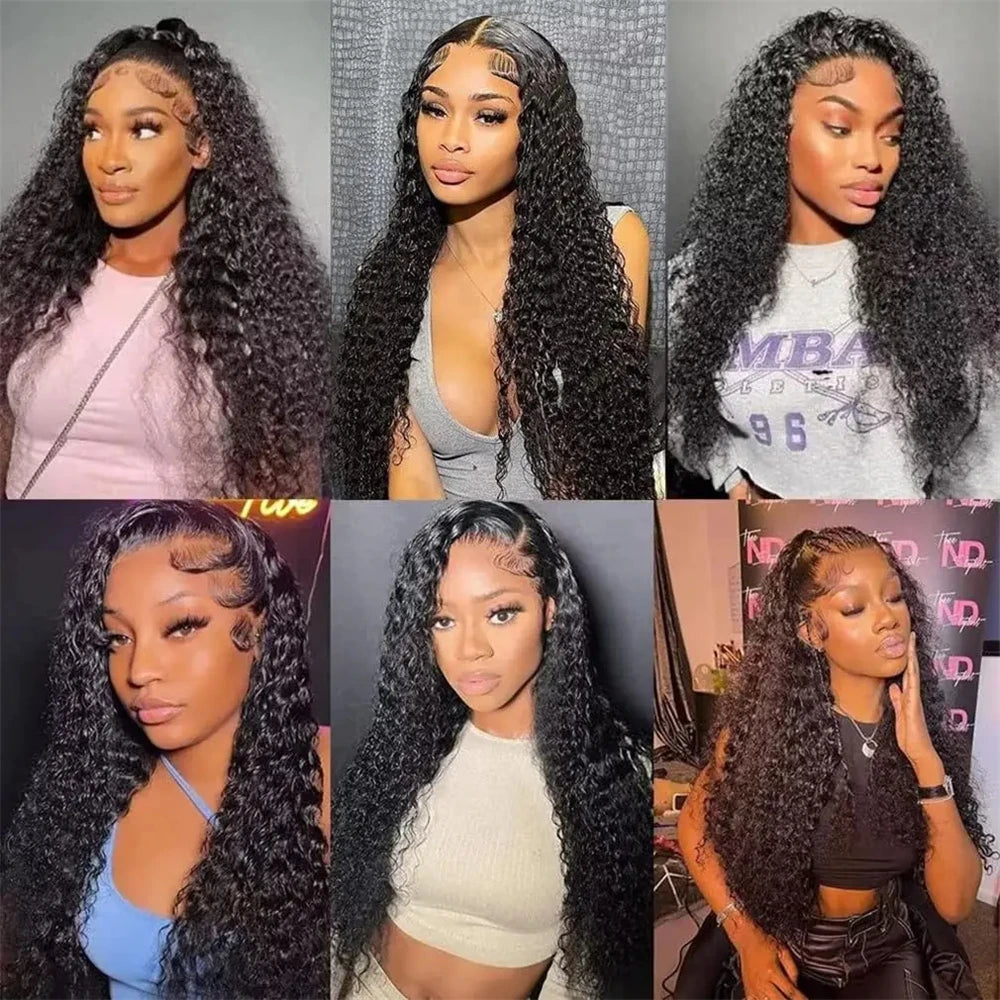 Deep Wave 3 Bundle With Closure 100% Human Hair